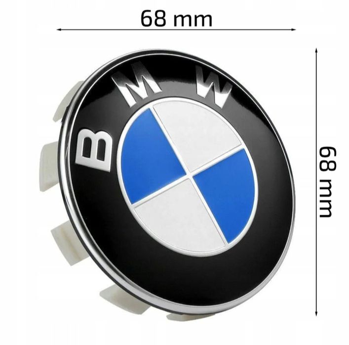 *NOWE* Dekielki 68mm BMW komplet 4szt. dekle zaślepki