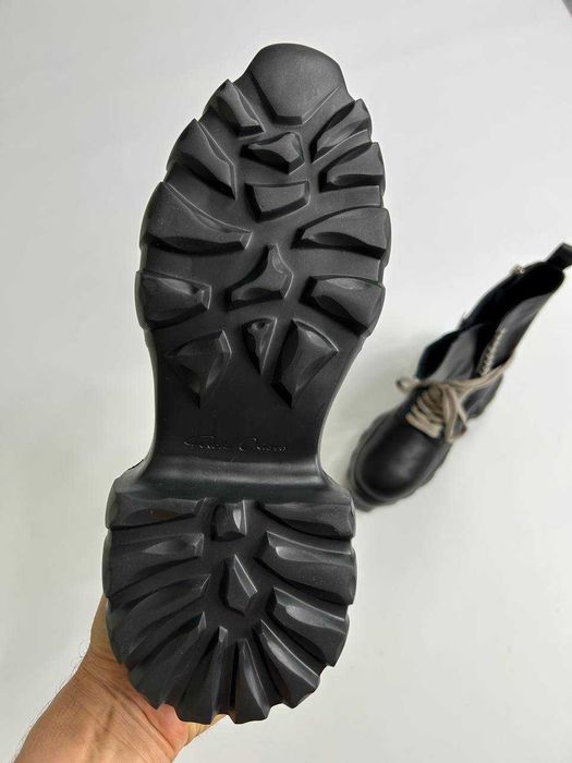 Rick Owens Dr. Martens Mega lace Tractor boots черевики чорні ботинки