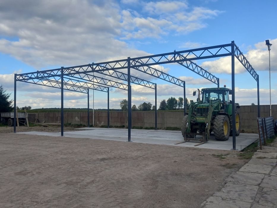 Konstrukcja stalowa 6x18 Wiata Hala