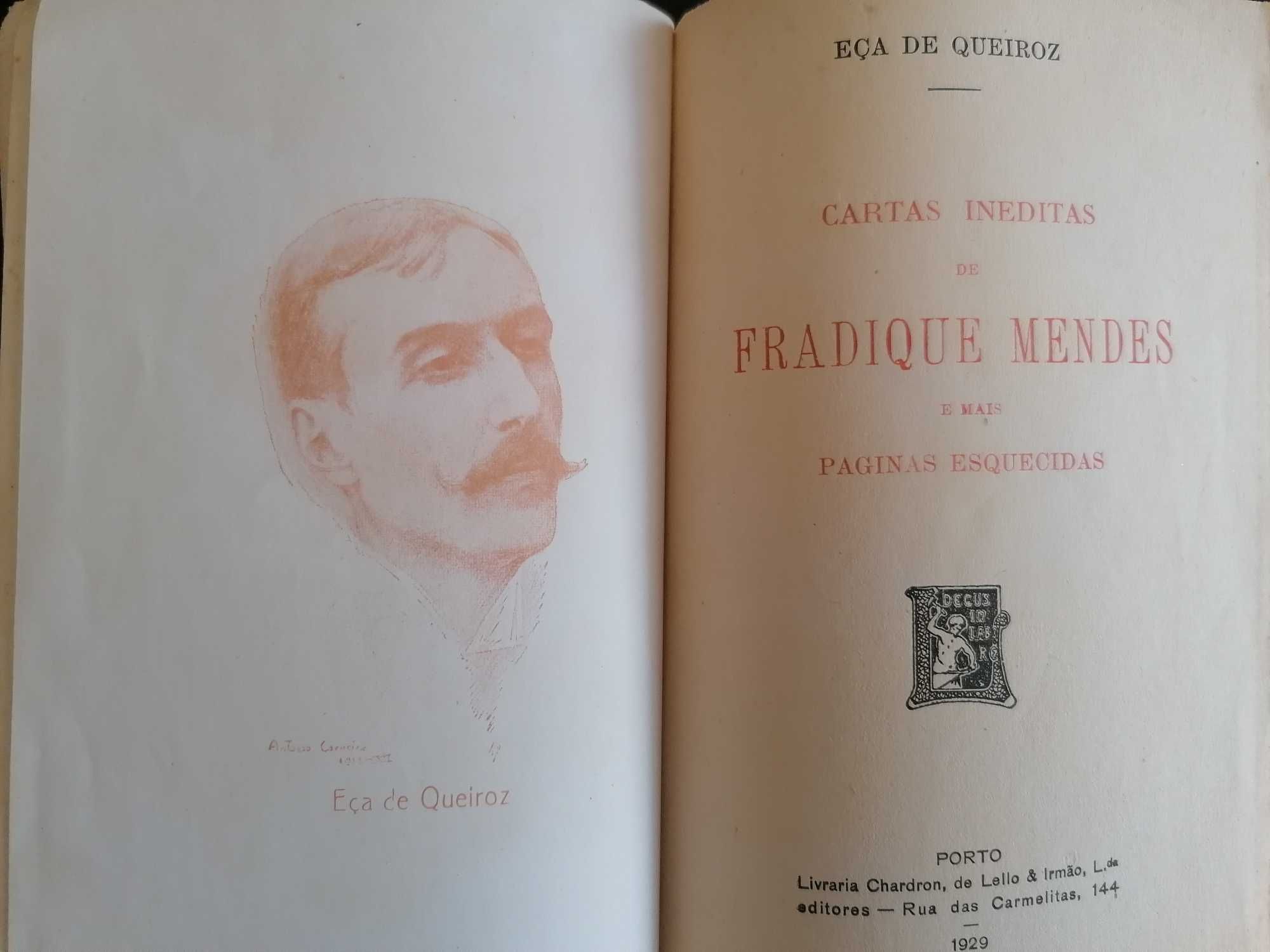 Queiroz (Eça) // Cartas inéditas de Fradique Mendes (1ª. edi.)