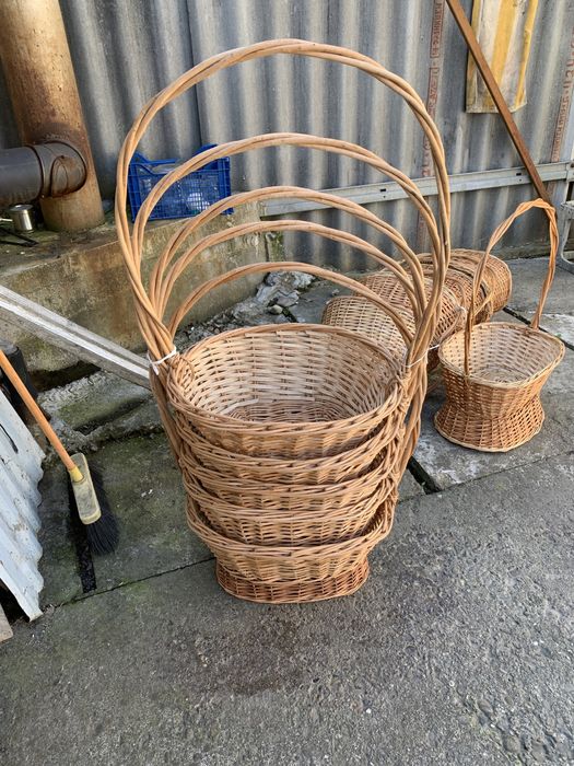 Кошики з лози.Подарункові кошики.Плетені корзини