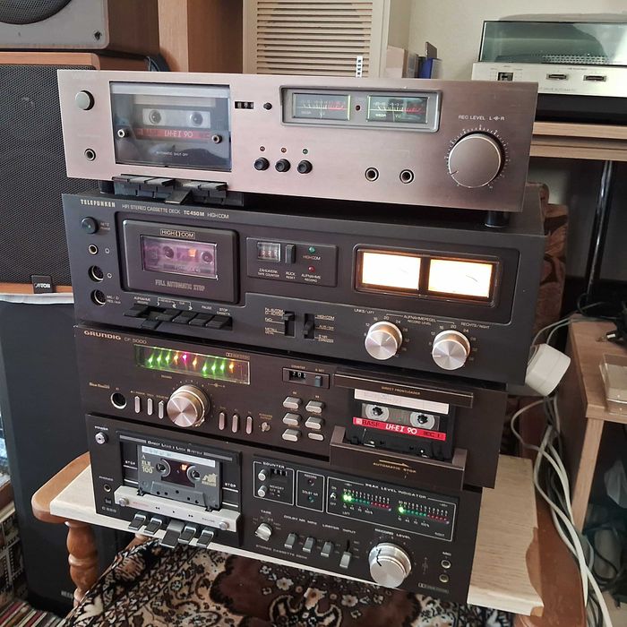 касетні декі Dual Grundig Telefunken Wega ITT Yamaha Sony Pioneer