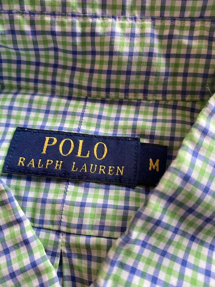 Ralph Lauren elegancka męska koszula w kratę r. M/L