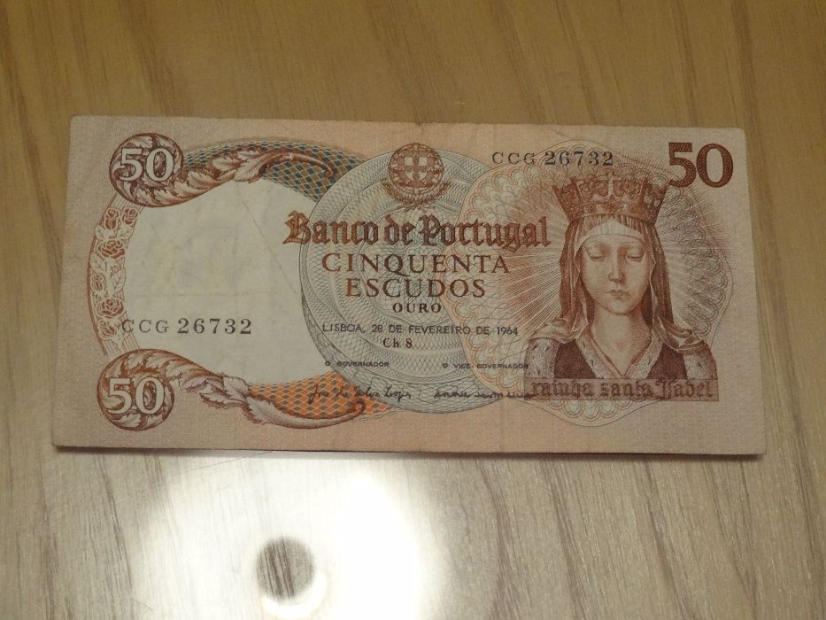 NOTAS . ESCUDOS ∟ 50$00 . 1000$00 . 2000$00