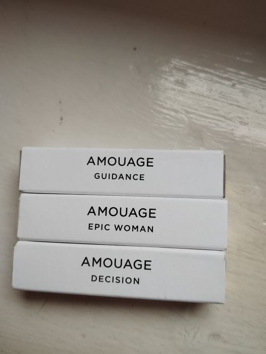 Amouage 3 sztuki w sprayu