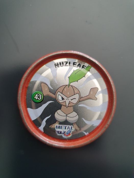 Metal tazos Pokémon