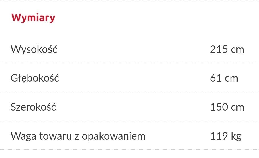 Nowa szafa Board 150x215