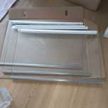 Półki szklane szerokość 40 cm i 46 cm - lodówka Electrolux do zabudowy