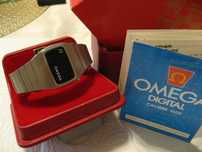 Zegarek cyfrowy Omega LED S/S Cal. 1603 oryginalne pudełko i dokumenty