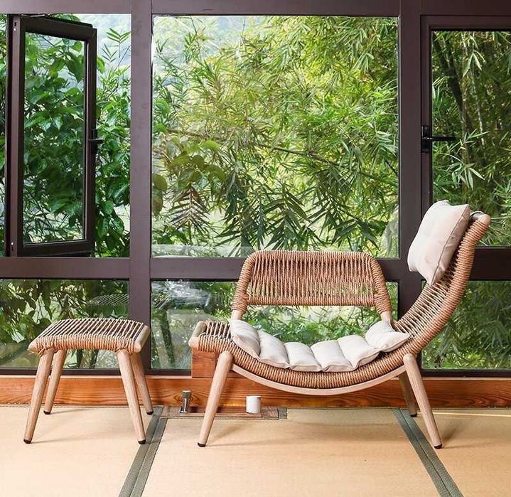 fotel ogrodowy technorattan fotel kokon hustawka bujany fotel tarasowy