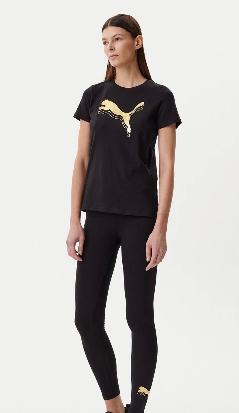 Легінси жіночі чорні Puma