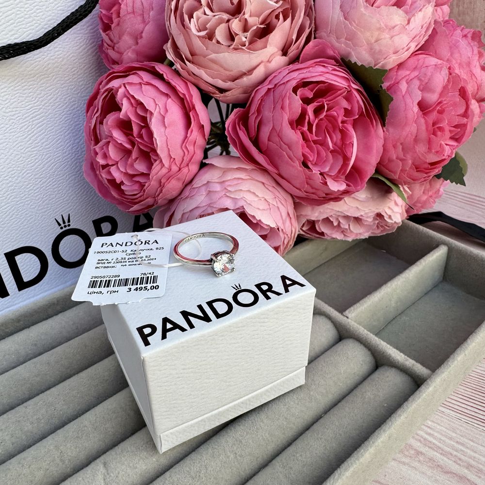 Каблучка Пандора Pandora оригінал кільце Кольцо «Блискучий солітер»