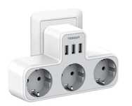 Nowa listwa ścienna zasilająca TESSAN USB 6w1