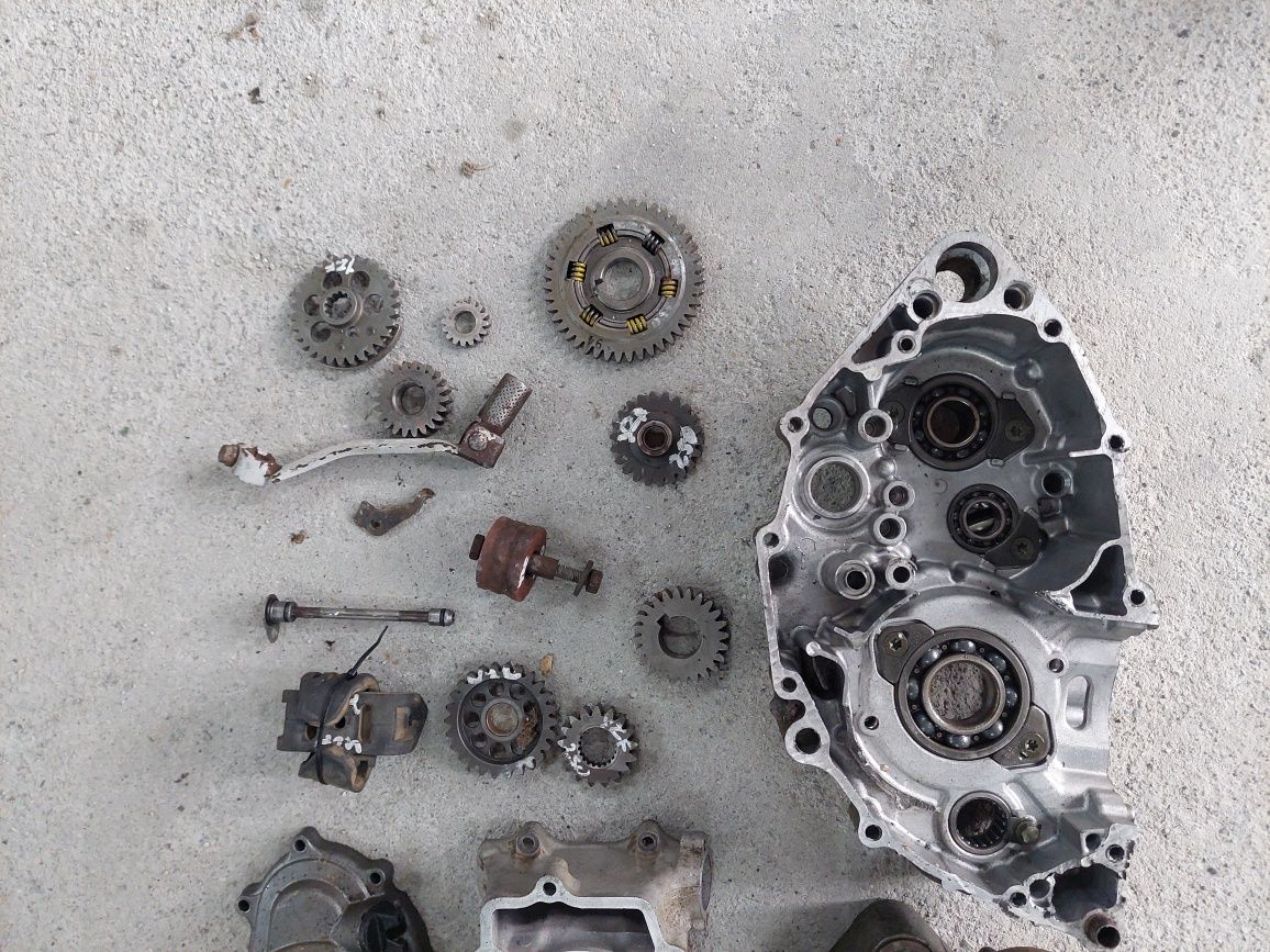 Yamaha yzf 250 cylinder karter wał tryb dekiel ślizg części silnik