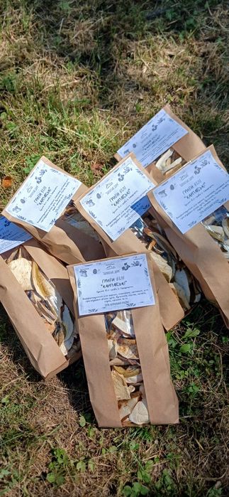 Гриби білі сушені, карпатські (сушеные белые грибы)