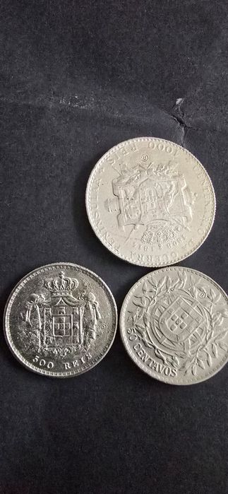Moedas para colecção em prata