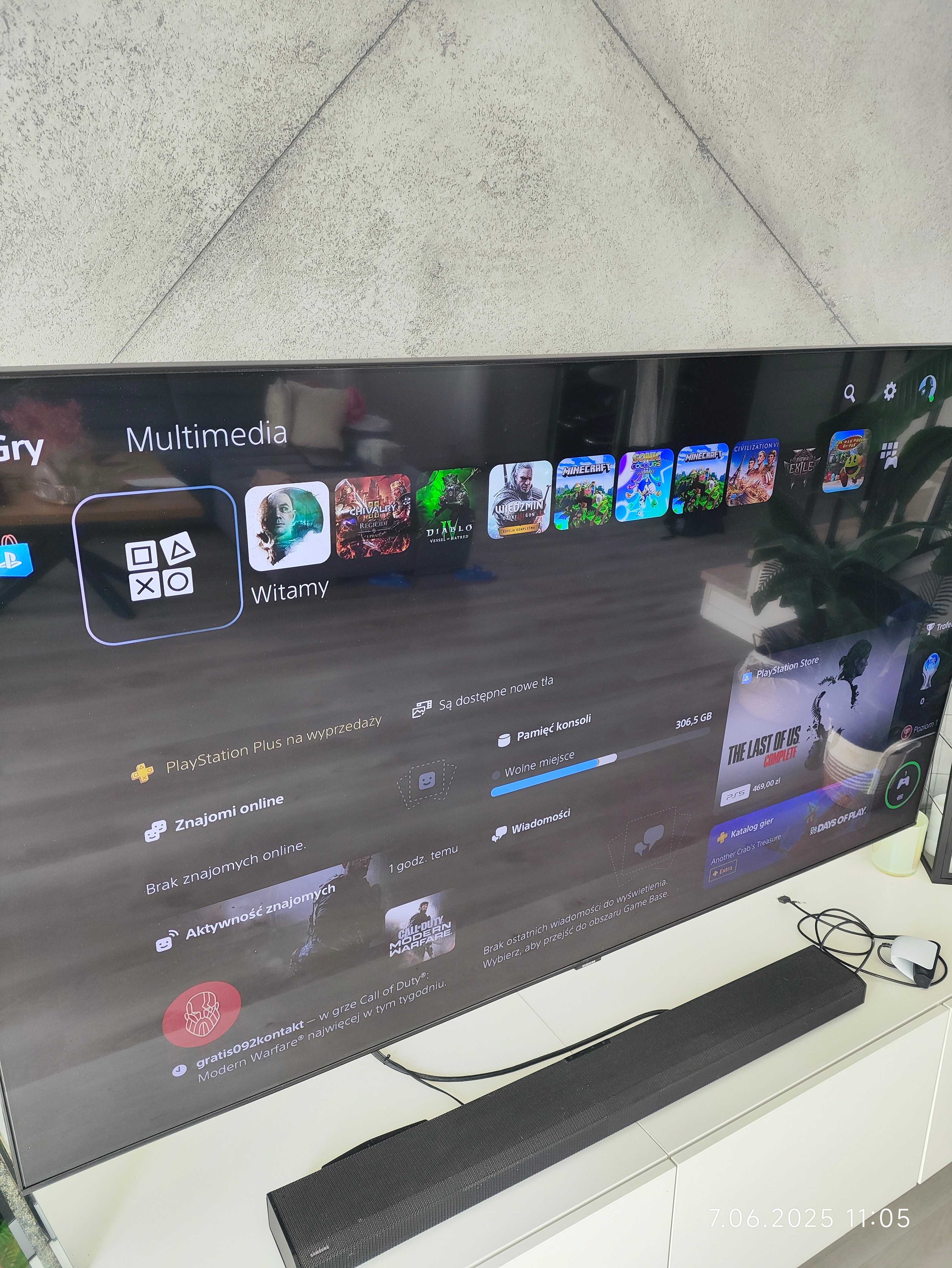 Ps5, dwa pady, kamera, stacja dokująca, dodatkowy dysk
