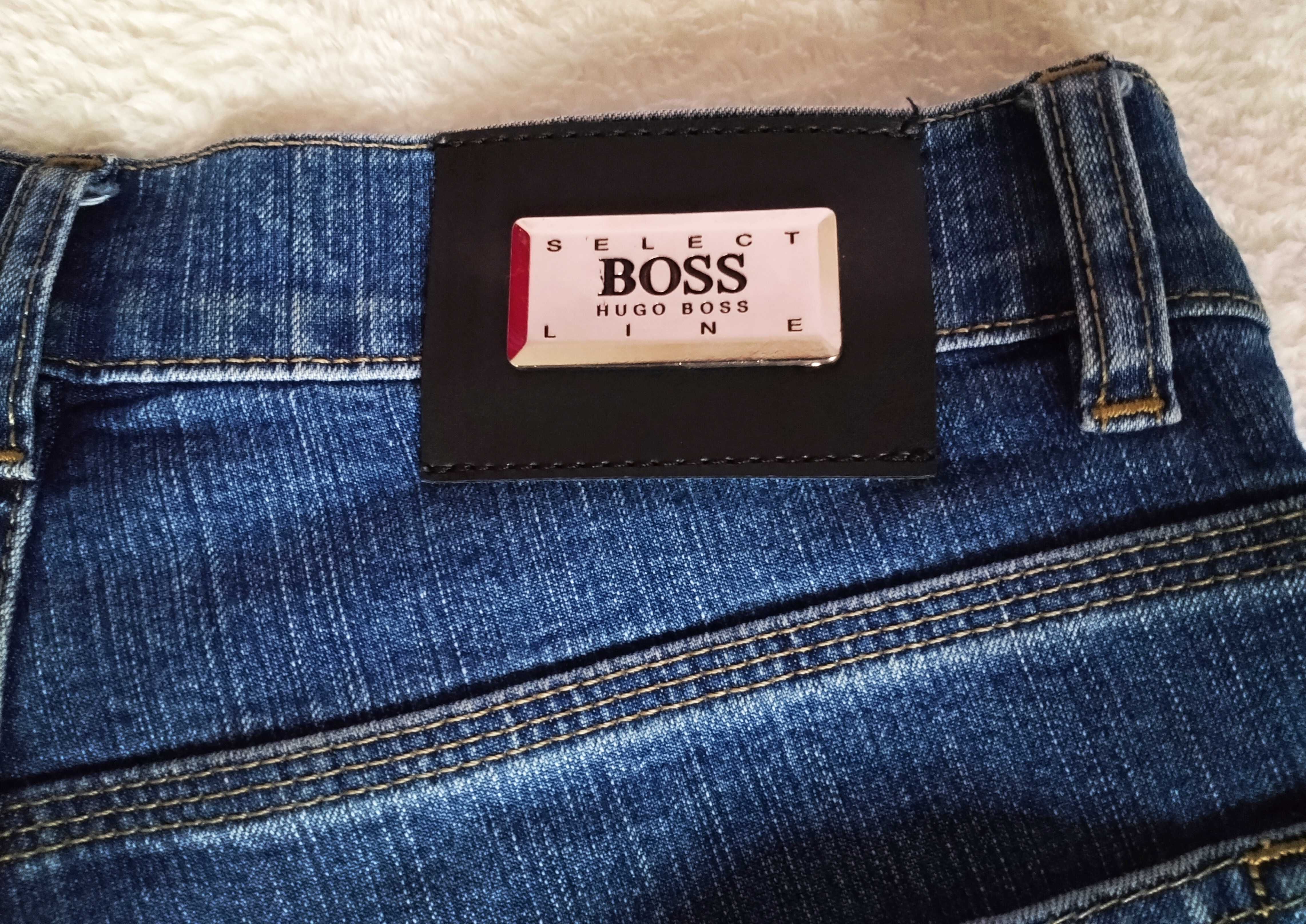 HUGO BOSS Select Line oryginalne spodnie Jeans męskie idealne Vintage