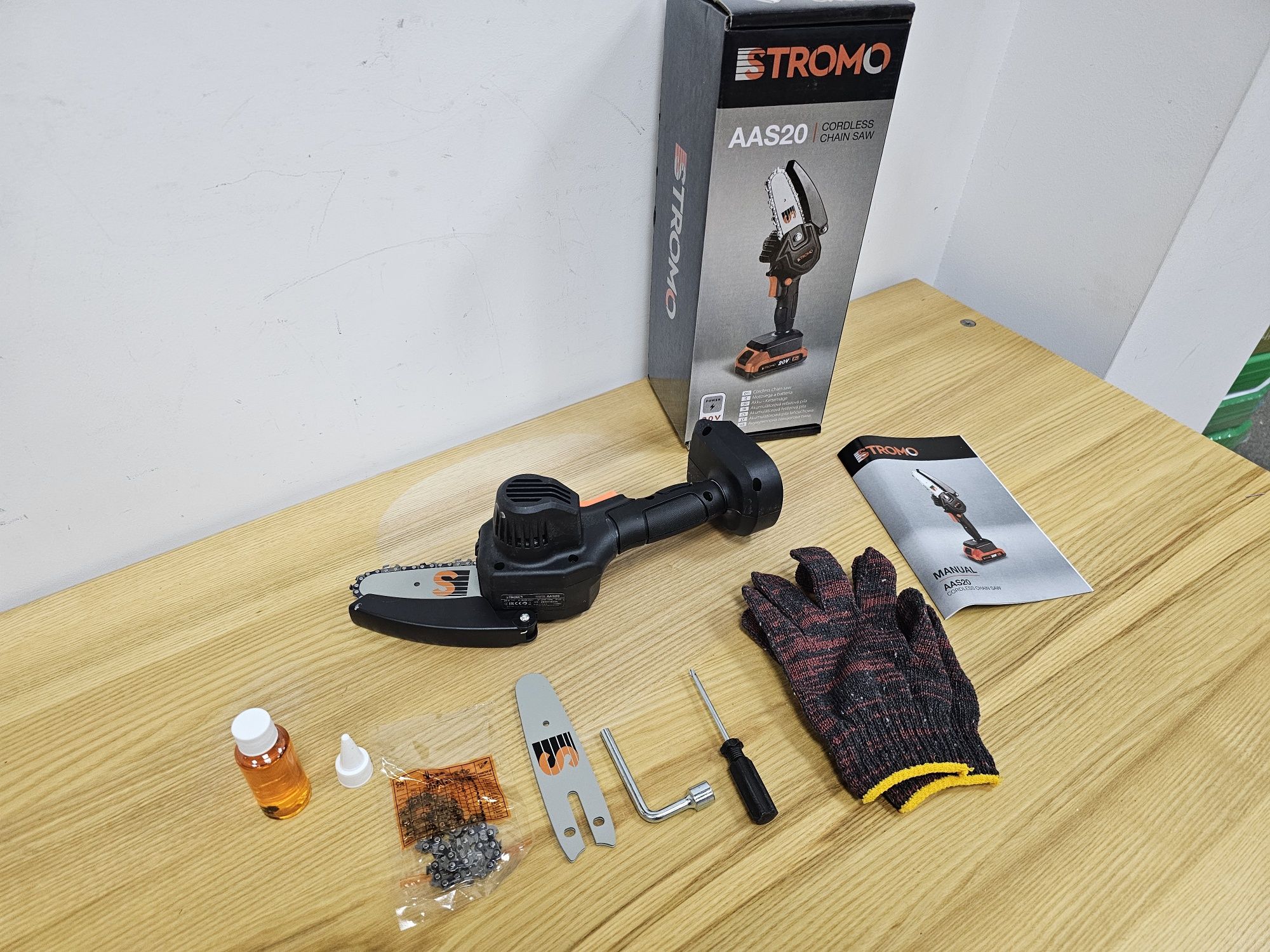 Мини Пила Stromo ( ProCraft ) 2Шины 2 Цепи +Масло+Перчатки  Гарантия