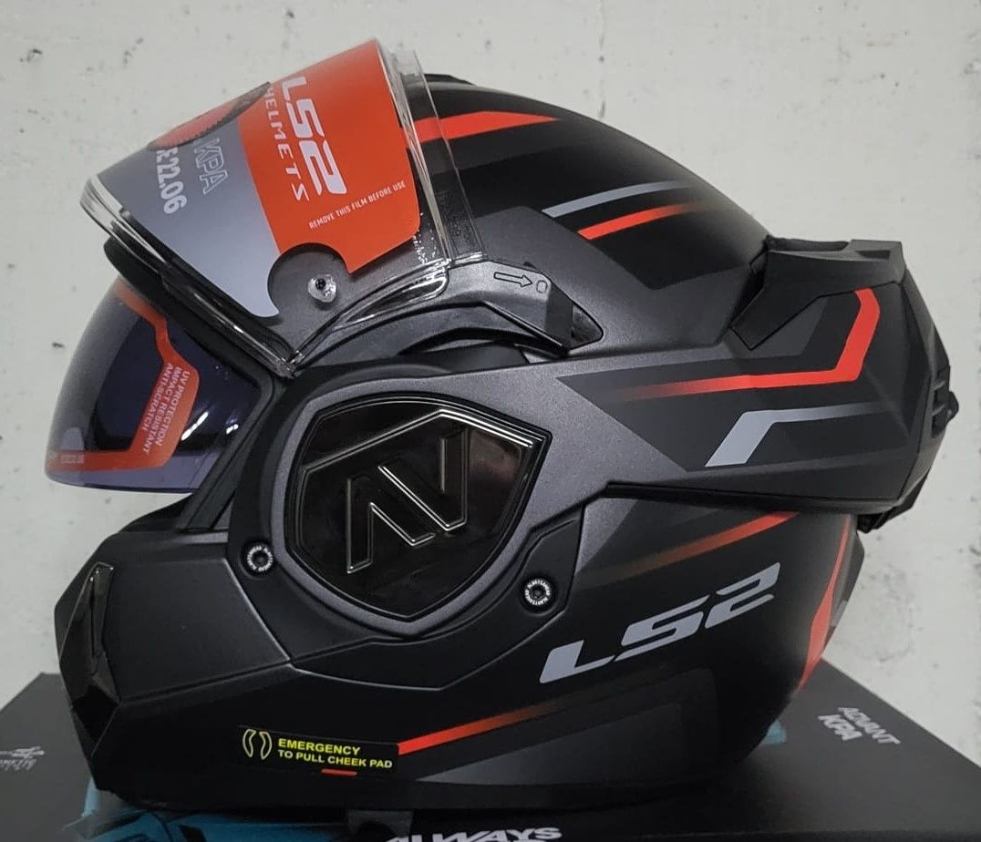 Capacete LS2 FF906 Advant Kuka Black / Red Matt ( M )( NOVO )