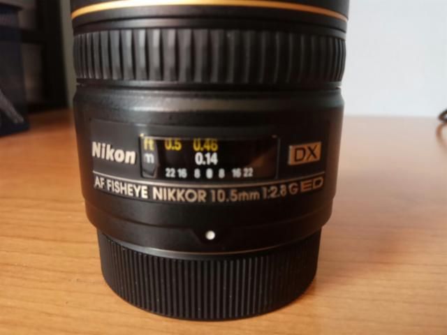 Lente Nikkor 10.5mm F2.8 Fisheye