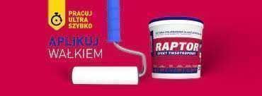 Gładź polimerowa franspol Raptor tiksotropowa 25kg na wałek , wałkiem