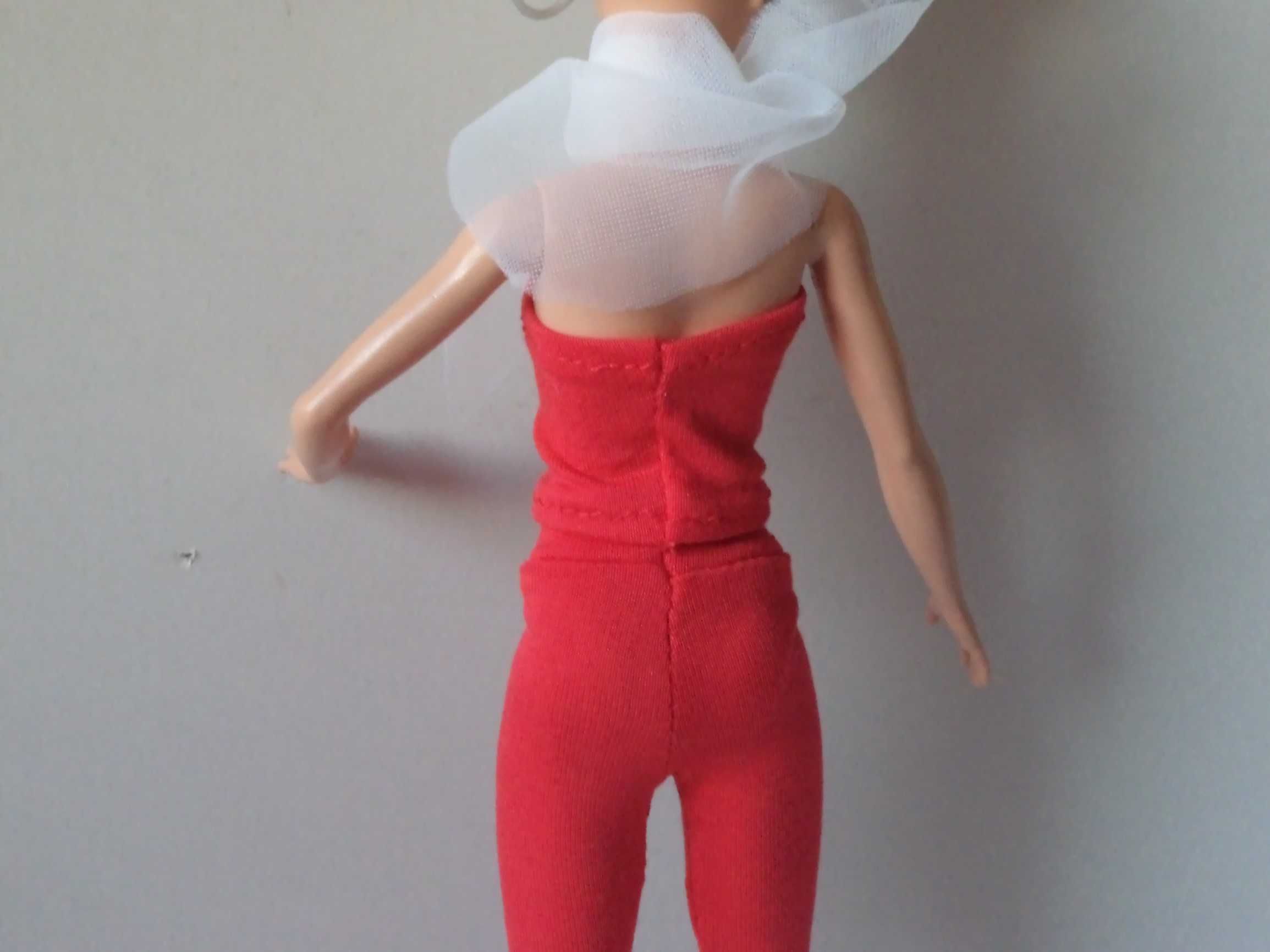 Ubranka dla lalki Barbie - Legginsy, top, apaszka, adidasy !!!