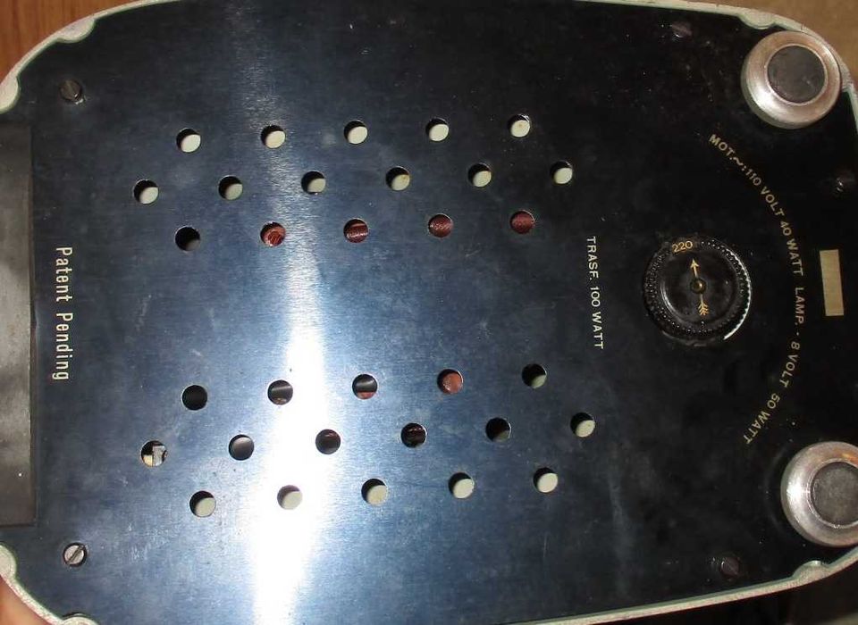 Projector de filmes 8 mm Cirse Missouri 1957 com caixa