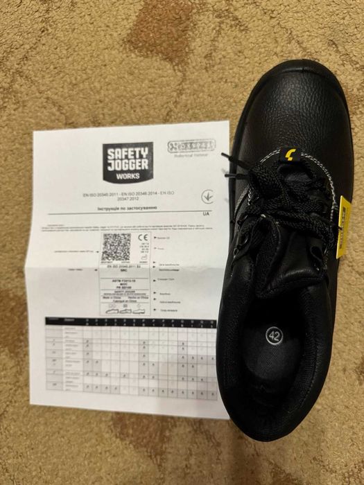 Ботинки safety jogger works BESTBOY  S3 SRC Рабочая обувь 40 26см uk7
