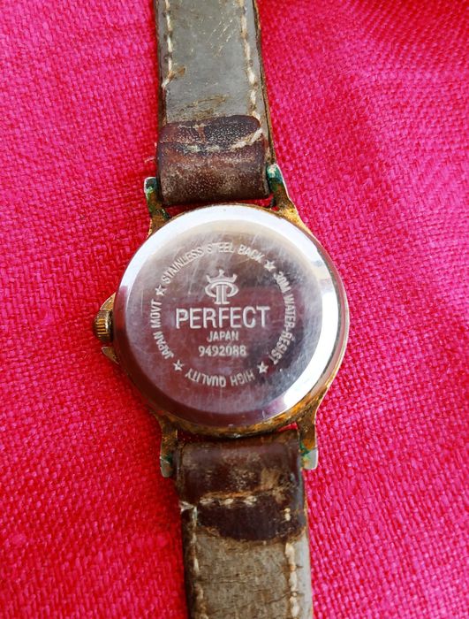 Zegarek Perfect Japan - Unisex - skórzany pasek