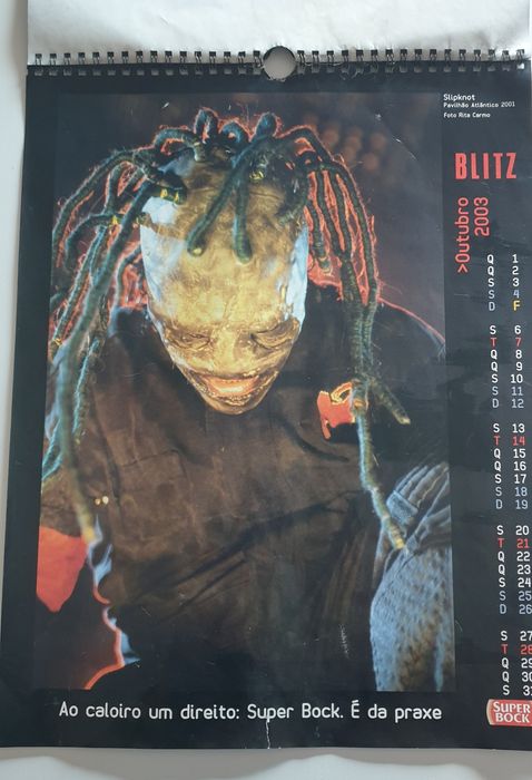 Venda de Calendário Retro Blitz 2003
