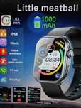 Smartwatch Fitness Tracker czarny z akumulatorem "1000 mAh" na 100 dni