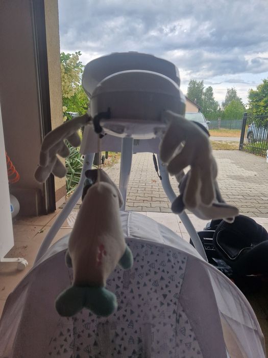 Bujaczek, leżaczek, huśtawka