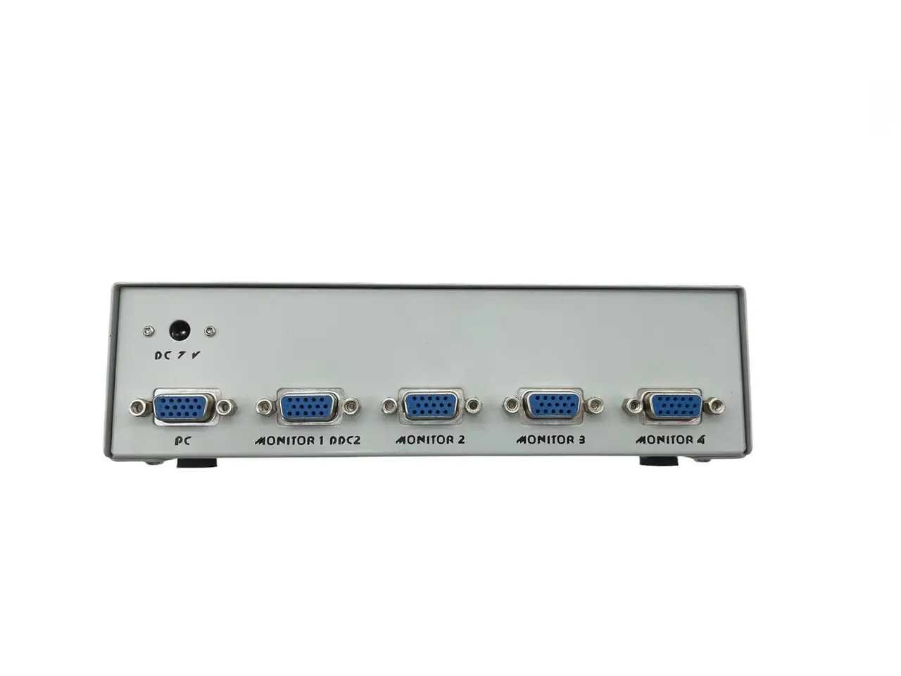 Адаптер Сплиттер VGA на 4 монитора GVS124 (4 HD DB15, до 75м, 200mHz)