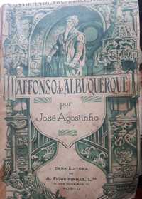 Livro antigo de 1924 Affonso de Albuquerque de José Agostinho 100 anos