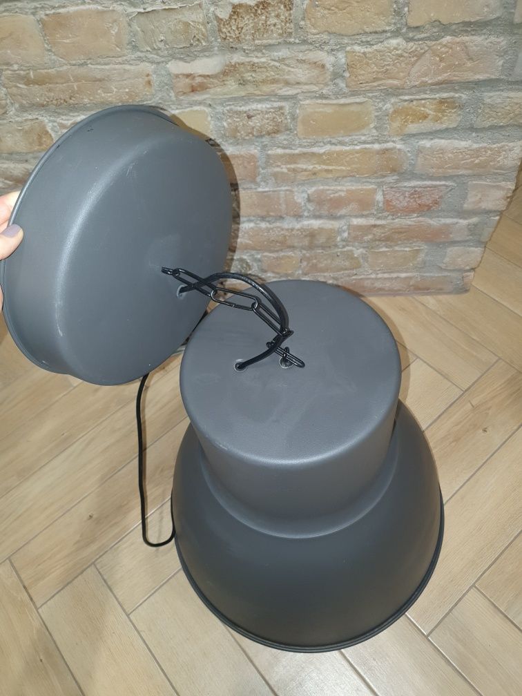 Lampa IKEA loft Hektar, średnica 47cm