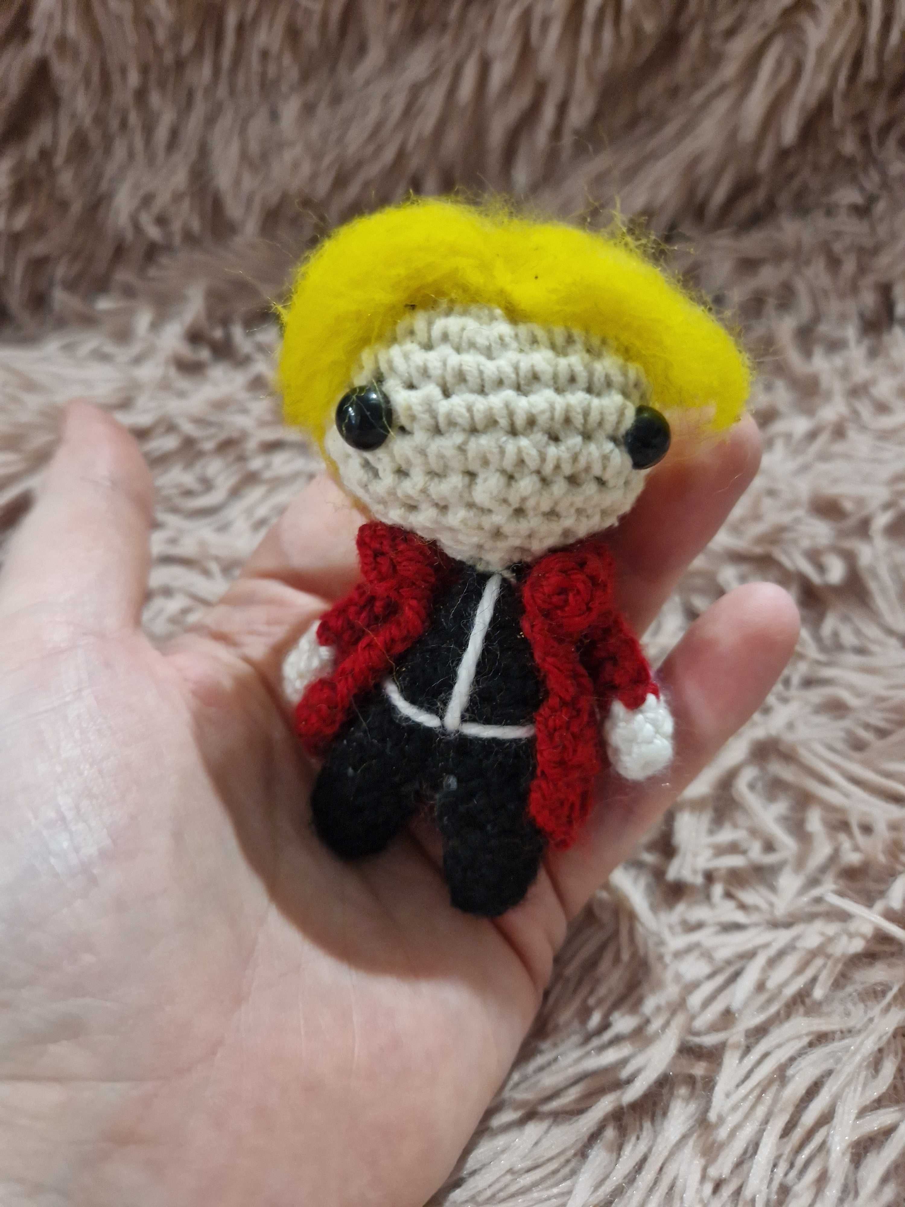 szydełko handmade edward ed fullmetal alchemist