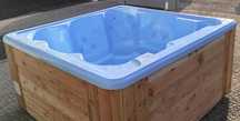 Całoroczne NOWE jacuzzi ogrodowe dla 6 osób - rozmiar 213x213x90cm