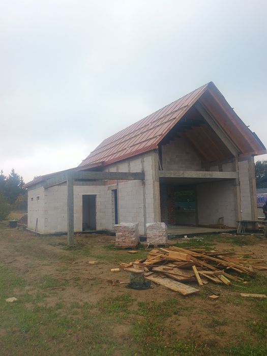 Usługi budowlane  Budowy domów , hal itp.