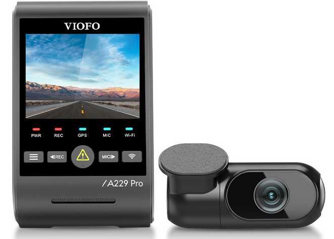 Wideorejestrator Kamera Samochodowa VIOFO A229 PRO 2CH
