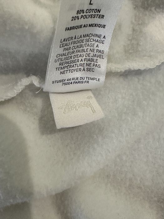 Кофта stussy в білому кольорі