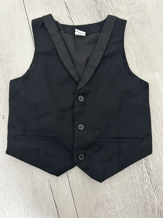 Czarna kamizelka H&M 92 1,5-2lata