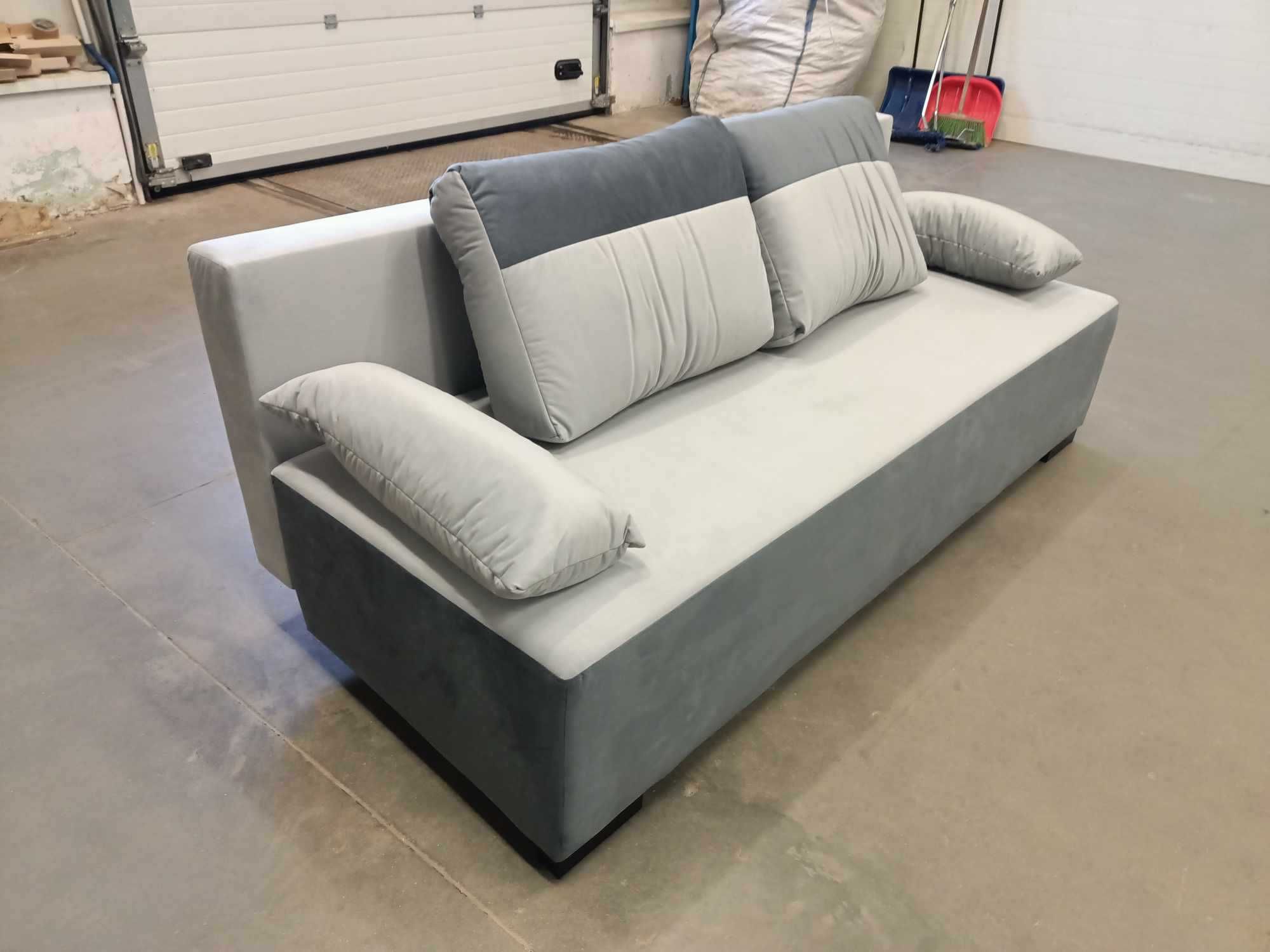 Sofa SALSA 3-osobowa, rozkładana | szara |