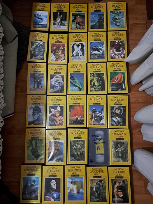 Coleção completa de cassettes National Geographic "Série de Ouro"