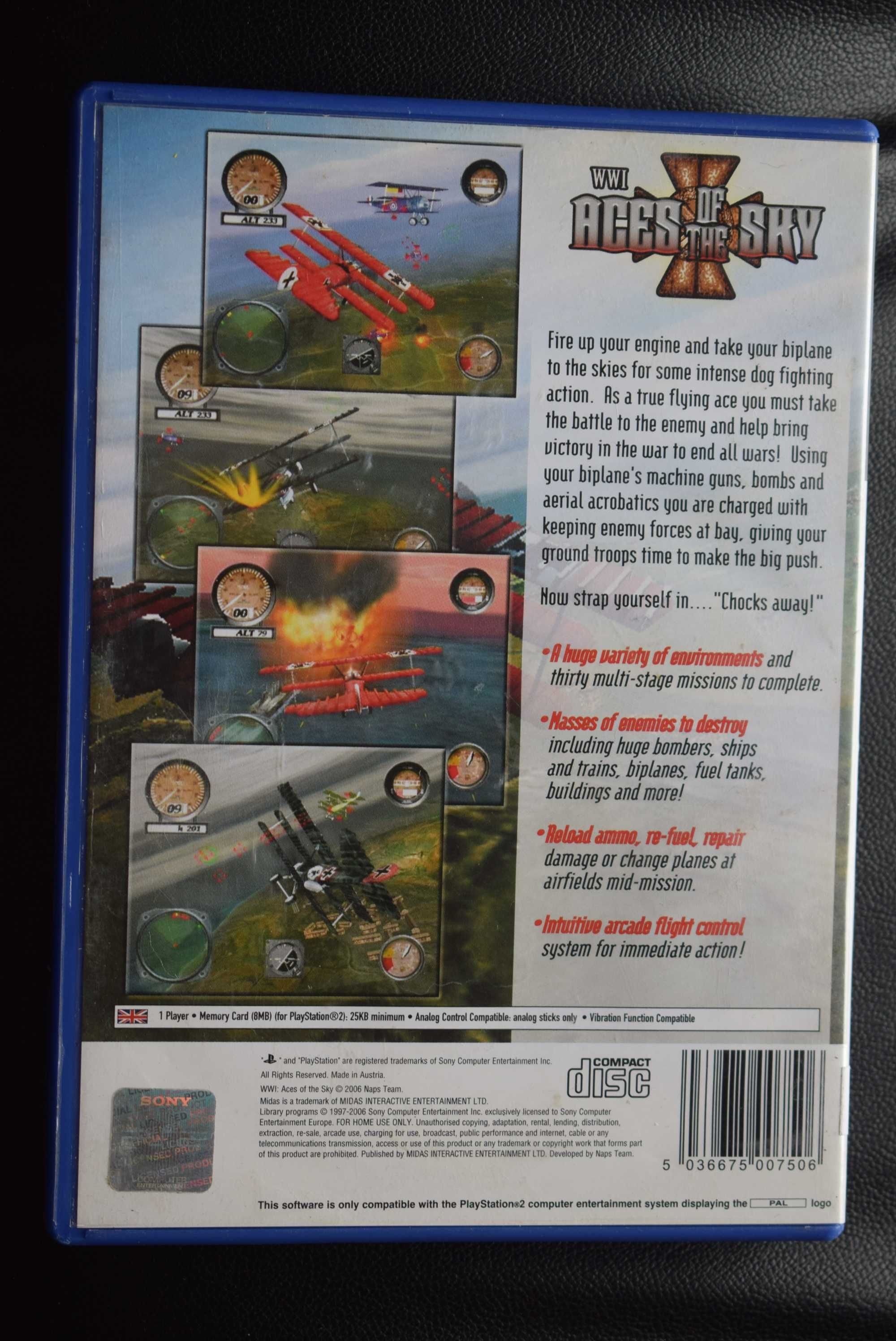 WWI: Aces Of The Sky  PS2