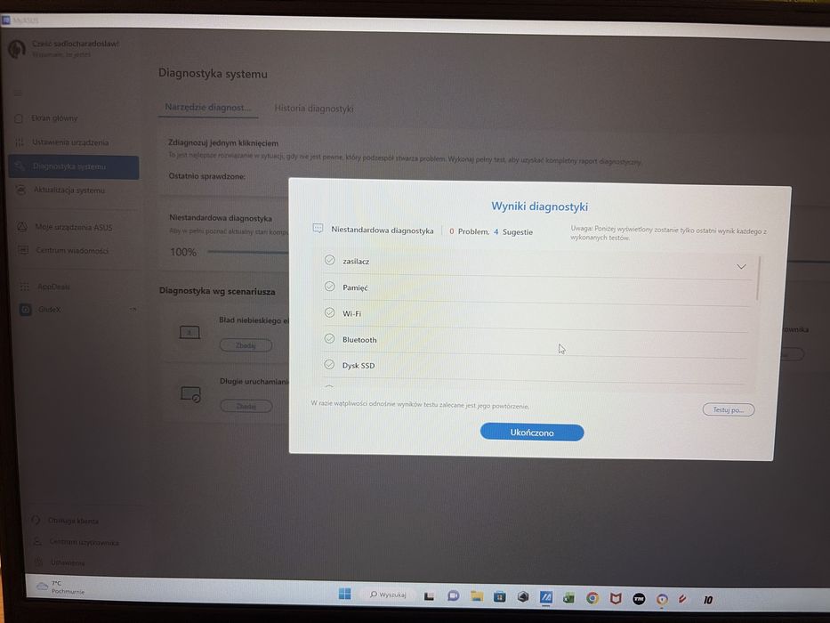ASUS TUF F15 Dash FX516PM-HN181W /SSD M2 512gb /nvidia rtx 3060 6gb 2