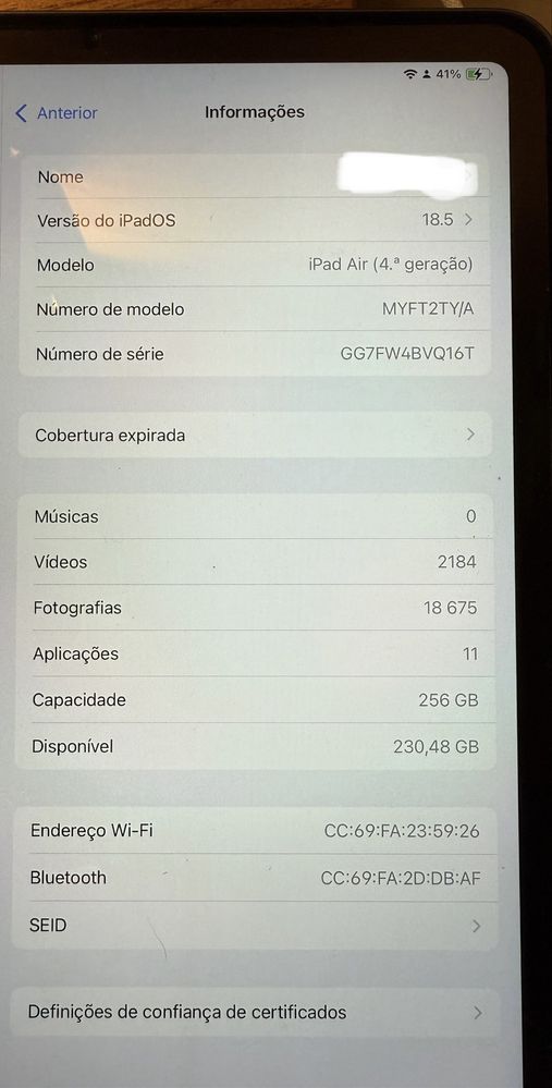 iPad Air 4.ª Geração | 256GB Wi-Fi | Impecável + Acessórios