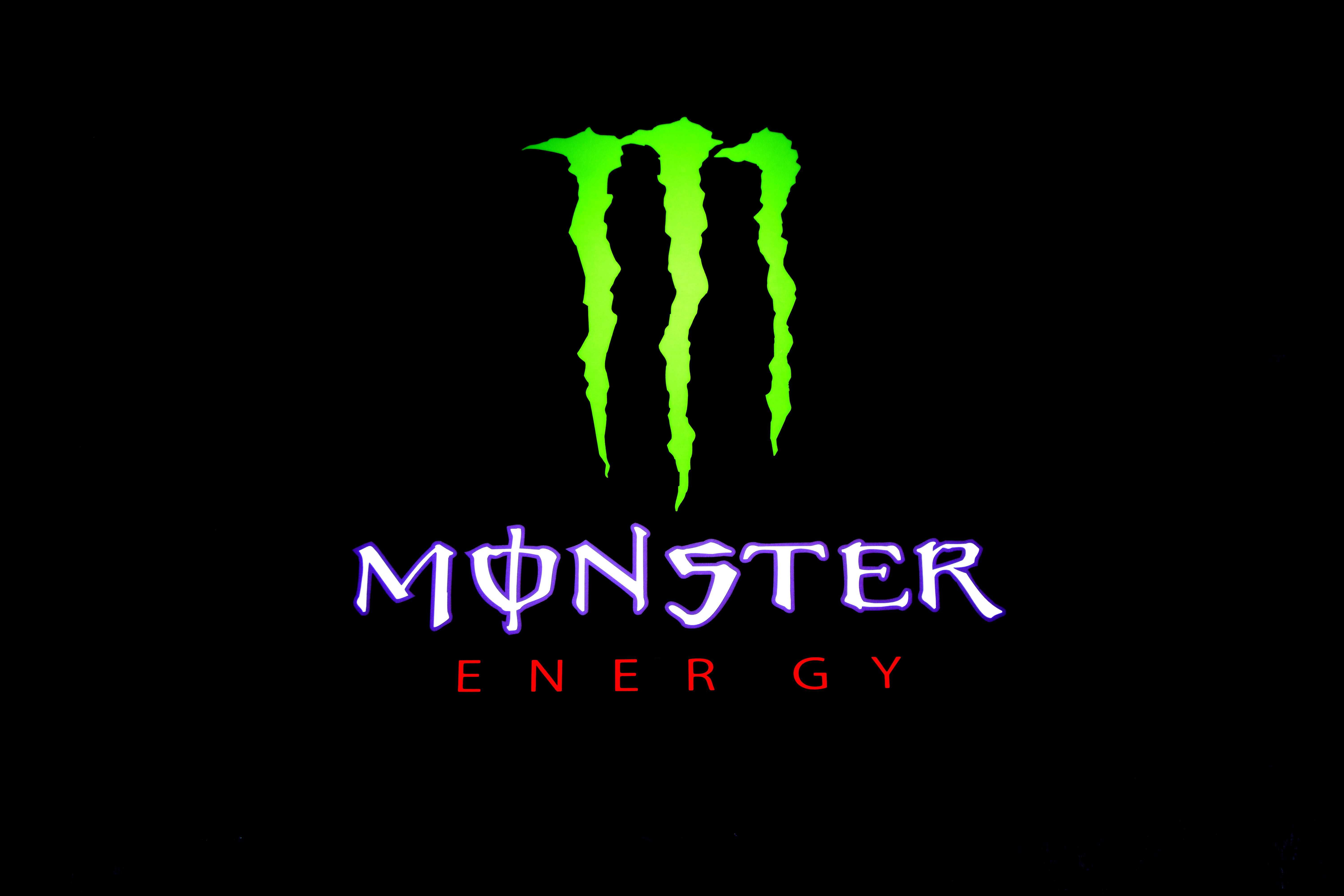 LED Neon MONSTER ENERGY, Reklamy na zamówienie, Kaseton z Logo, Szyld