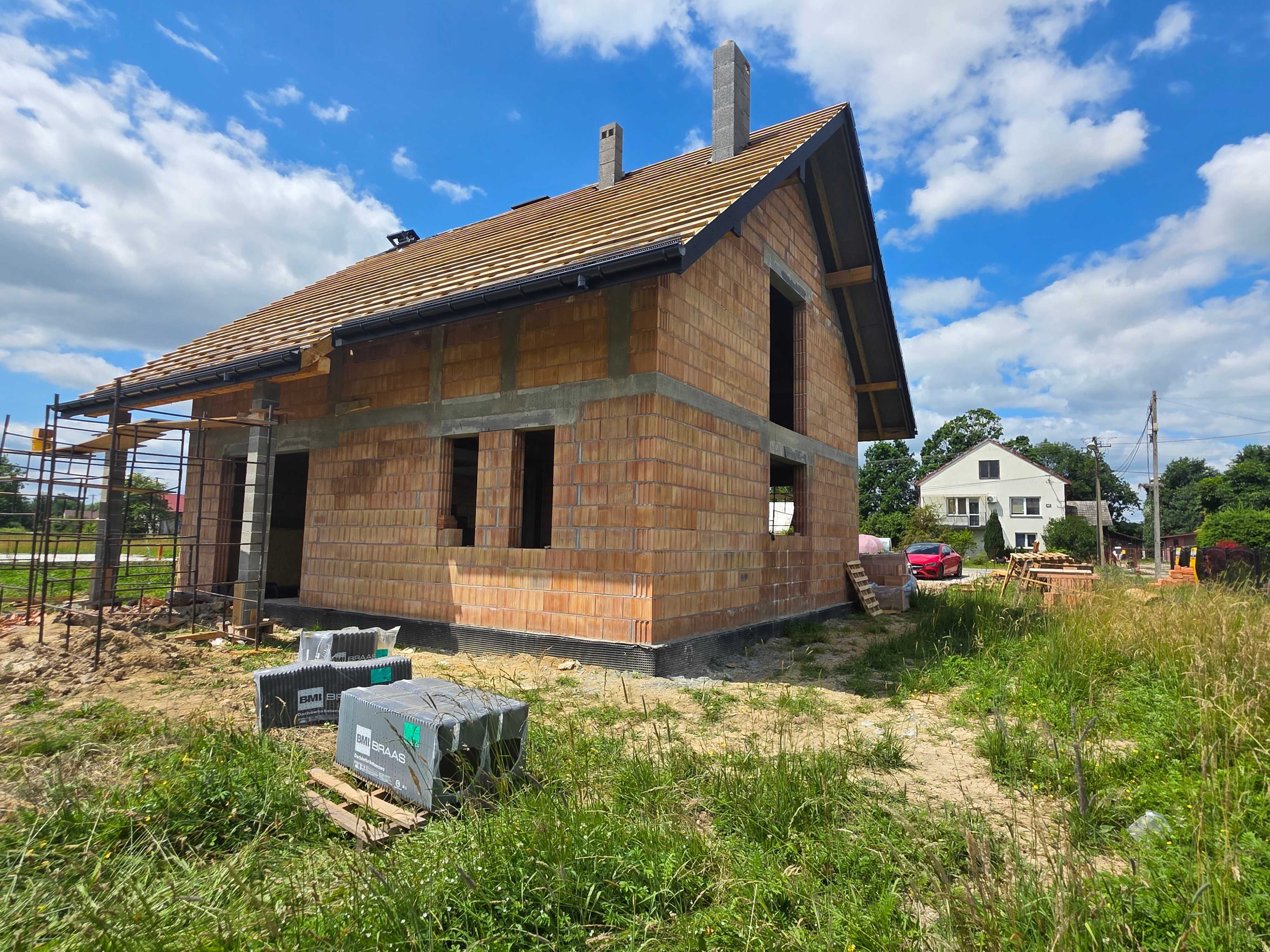 Wolnostojący dom z widokiem135m2 działka 10ar/Bochnia/surowy zamknięty
