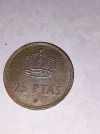 Moeda 25 pesetas 1975*80